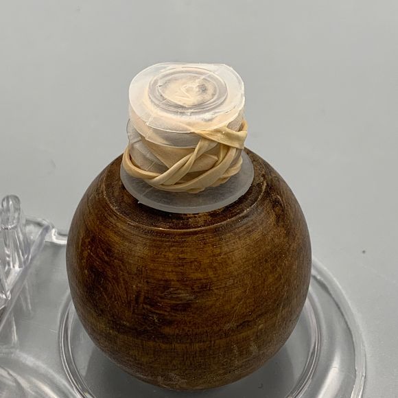 1960s Leather Wrapped Fausto Corduri Glass Decanter Old World Map Made in Italy - Picture 7 of 10